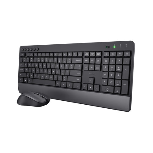Trust Trezo keyboard Mouse included Universal RF Wireless QWERTY UK English Black Trust Trezo keyboard Mouse included Universal RF Wireless QWERTY UK English Black